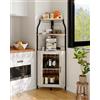 GarveeHome Elegante Mobile Portabottiglie Curvo in MDF, Struttura Stabile e Salvaspazio, Facile Da Pulire, Ideale Per Soggiorno, Sala Da Pranzo e Cucina