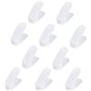 NAIZY Scarpiera regolabile in plastica, set da 20 (bianco)
