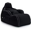 Game Over Bean Bag Chaise Longue per Video Gaming 120x65cm, Resistente all'acqua Schienale Poltrona a Sacco, Pouf Poltrona Sacco da Esterno con Tasche Laterali e Supporto per Cuffie (Fumo Cosmico)