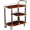 Generic Carrello da bar con ruote bloccabili e maniglia Carrello da portata multifunzionale per cucina bevande e alcolici moderno carrello mobile per bevande per pranzo e intrattenimento