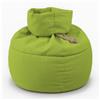 Poufff Original - Pouf Sacco Made in Italy | Poltrona a Sacco con Imbottitura Eco Soft Brevettata | Silenziosa e Durevole | Sfoderabile, Lavabile e Sostenibile | Design Italiano (Lime)