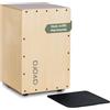 Avora Cajon Basswood - Cassa a Percussione con Corde di Chitarra Accordabili - Cajon & Suono Caldo - Effetto Snare - Include Cuscino in Neoprene per Lunghe Sessioni - Strumento in Tiglio - Naturale