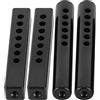 UPALDHOU Palo di Montaggio per Paraurti RC, Supporto in Metallo di Ferro per Auto RC Hsp Axial Scx10 D90 1/10, Antivibrazioni Anti Collisione, Set da 4 Pezzi