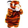 Générique Marionette Animali - 100 g Burattino a mano Tigre, pupazzo di tigre divertente, giocattolo di peluche morbido, accessori per bambole dolci, marionette per compleanni e compleanno