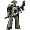 JOYTOY Warhammer The Horus Heresy 1/18 Action Figure Iron Warriors MKVI Sergente tattico con spada potente e pistola al plasma