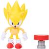 Jakks Pacific Sonic the Hedgehog - Action figure Super Sonic da 10 cm, con accessorio Red Spring, età 3+ (licenza ufficiale Sega)