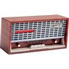 Jiuvaso Grammofono O Fonografo, Lettore di Cassette in Miniatura: 12 Accessorio per Casa delle Bambole, Decorazione di Scene di Vita, Giocattoli, Rosso Scuro