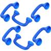 Alasum 6 Pezzi Telefoni Whisper Lettura Giocattolo Educativo Simulazione Cornetta Sviluppo Linguaggio Bambini Interazione Genitore-Figlio Pronuncia Blu