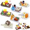 Zkaoai Accessori per gnomi, cibo e bevande in miniatura,1/12 accessori per casa delle bambole alimentari,Mini giocattoli da cucina,Set di giocattoli per alimenti in resina, casa delle bambole in miniatura,