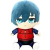 Great Eastern Entertainment Blue Lock - Itoshi Rin Team Red #1 Uniforme Seduta Pose Peluche 30,5 cm H