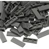 PATIKIL 122 Pezzi blocco Piatti All'Ingrosso, 1x3 Piastrelle Quadrate Grigio Scuro Superficie Liscia Mini Accessori Per Mattoncini Da Costruzione Compatibili Con Kit