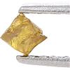 Sparkling Fancy Diamonds Diamante Naturale Non Tagliato Giallo Mini Ciocezza 0.16 CT