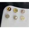 Sparkling Fancy Diamonds Loose Naturale Diamanti Forma Rotonda 0.19ct per Regalo