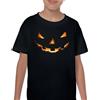 Halloween T-Shirt Zucca Bambini Divertente Vestito Inquietante Sorriso