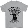 Gil dan T-Shirt Uomo 100% Cotone Chitarra Acustica Radici Della Chitarra