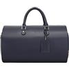 Modoker Borsone da donna convertibile in pelle con tracolla, borsone da viaggio 2 in 1 da appendere, Blu