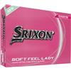 Srixon Soft Feel Lady Pallina da Golf per Donna |Bassa Compressione e Lancio Facile in Alto|Sensazione Ultra-Morbida |Ideale per Swing moderati e Maggiore precisione