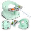 Interbaby Seggiolino da Bagno Bambino Antiscivolo con Ventose | Seggiolino Vasca e Doccia Sicuro ed Ergonomico | Sedia Bagnetto Neonato 6-24 Mesi | Seggiolino Bagno Stabile e Confortevole (Verde)