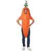 JUST FOR PARTY Costume da carota unisex per adulti, divertente, per cosplay, feste di Halloween, taglia unica