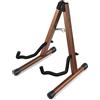 Donner Supporto per chitarra in legno di acacia, Porta Chitarra da Terra Universale Portatile per chitarra acustica, elettrica e classica, mandolino, basso, banjo (DS-3)