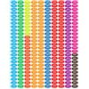 Affichesstore 30278 - Set di 750 adesivi - 3 fogli di 250 etichette adesive ovali L15 H6,5 mm - 10% 15% 20% 25% 30% 40% 50% 70% 80% - Dimensione mini per occhiali, orologi, ecc.