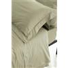 Catherine Lansfield Fantasy Sateen Moss Green Set di lenzuola per letto da 105 a 180 x 280 cm + cuscino 50 x 125