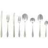 Russell Hobbs RH02851EU7 Lisbon Cutlery Set - 44 Piece Stainless Steel, Table Utensils for 8 People Dishwasher Safe, Forks/Knives/Spoons & 2 Serving Spoons Included in Set, 15 Year Guarantee