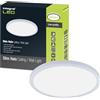 Integral Lampada da soffitto/parete Integral LED, 15 W, 1300 lm, dimmerabile, diametro 241 mm, design circolare moderno super sottile e lunetta bianca, ideale per camera da letto, cucina, soggiorno, studio e