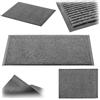 KADAX Zerbino antiscivolo per interni ed esterni, zerbino per porte di casa e ingressi (grigio, 80 x 120 cm)