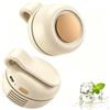ZVD Mini Ventilatore Silenzioso Senza Pale, Ventilatore Portatile Silenzioso Mini Senza pale Con Clip, per Viaggio, Ufficio, Camicia, Regalo Estivo per Gli Amanti Del Tempo (Bianco sporco*2pcs)