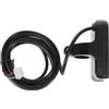 KJHBV Display Lcd per 36v/48v Led880 Indicatore di Bassa Tensione e Display Potenza a 4 in Abs per Biciclette Elettriche Nere