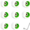ZFIHAV 8 Pezzi Pattini a rotelle a Doppia Fila Ruote veloci Scarpe da Pattinaggio for a a Quattro Skateboard fishboard per Pattini(White)