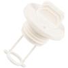 Toddmomy Tappo di Scarico per Barca e Kayak in Plastica Bianco Guarnizione e Resistente all'Usura, Accessorio per Barca e Kayak