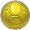 Whyzsjnclg Pallone da calcio misura 5 in pelle color oro per allenamenti ufficiali a 11