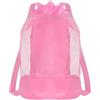 Generic Zaino da spiaggia extra large con coulisse resistente alla sabbia: borsa for giocattoli for la raccolta di conchiglie, viaggi e fitness(Fluorescent Green)