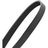 FACAIIO Cinghia a costine per tapis roulant PJ1185, cinghia di trasmissione per attrezzature da palestra, lunga durata, resistente all'usura, per design compatto, 4/6/8/10/12 nervature, colore nero