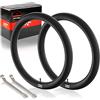 1PZ Camere d'Aria 26x4.0 per Fat Bike E-Bike, Valvola Schrader, 2 Pezzi