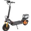 IWAFO Monopattino Elettrico Pieghevole per Adulti, Limite Di Velocità Sbloccabile, Batteria Da 48v 18ah, Display Ad Alta Definizione, Pneumatici Da 10 Pollici, Con Bauletto Posteriore