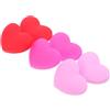 GARVALON Ammortizzatori a Forma di Cuore in Silicone 6 per Racchetta da Tennis Smorzatore di per Giocatori Amatoriali e Professionisti in Allenamento
