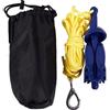 SEVEQIS Corda per Ancora, Ancora Pieghevole for Barche a Remi a 4 Denti Kit di Ancoraggio for Piccola Barca Corda for Canoa Barca a Vela Moto d'Acqua Accessori da Pesca