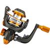 Tidgel Mulinello da pesca ultra leggero, serie 500, bobina in metallo, ad alta velocità, rapporto di trasmissione 5,2:1, sistema di trascinamento fluido per acqua dolce e salata (TH500)