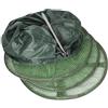 BESTYASH Rete da Pesca Pratica e Conveniente in Metallo Inossidabile Rivestimento Pu Verde, Cesta per Pesce Riutilizzabile la Pesca All'aperto
