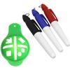 QLECXZI Modello per marcatore di Palline da Golf Tongs-Form: indispensabile per Tutti Gli Appassionati di Golf Modello per marcatore di Palline Segni