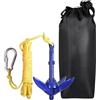 SEVEQIS Corda per Ancora, 1Set Completo Kit di Ancoraggio for Ing/Paddle Board Canoa Motoscafo SUP Paddle for Barca Dropshipping