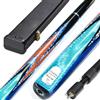 BCJMKDX Stecca da Biliardo, Stecca da Biliardo 3/4 con Asta Passante Cinese Nero Otto 10 mm Tavolo Scatola