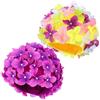 Luxshiny 2 Pezzi Cuffia da Nuoto con Fiori per Chioma Lunghi Nylon Elasticizzato, Riduce L'attrito per Nuoto e Bagno con Design Floreale Raffinato