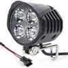 Jnchdghwa A LED Ad Alta Potenza da 18 W per Bicicletta Elettrica con Clacson, Impermeabile IPX5 per E-Bike
