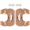 Generic Portaoggetti da parete per pagaia kayak da barca in pezzi per esposizione di paddle canoa, capannone da garage, seminterrato, soluzione di stoccaggio per cabina