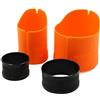 Generisch Strumenti per caricare esche - 50 sacchetti antiscivolo per attrezzatura da pesca, caricabatteria tascabile, strumenti per caricare esche e kit da pesca, sicuro per esche da pesca alla