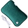 GALPADA Winter USB Electric Hand Warmer in Lint Morbido con Funzione Antideflagrante per in Ufficio e Viaggi Colore Grigio